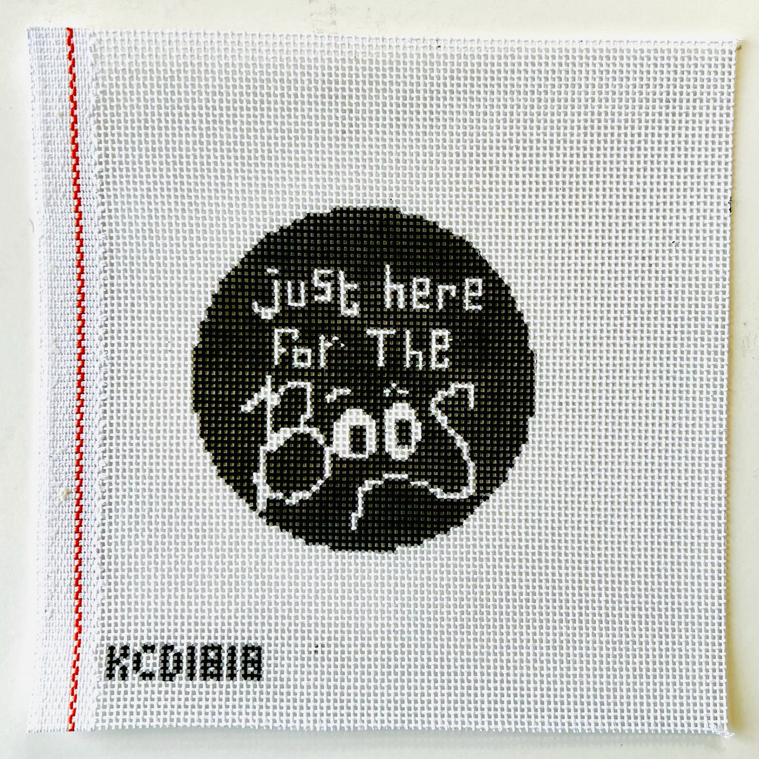 Just Here for the Boos August Trunk Show-Needlepoint Canvas-KCN Designers-The Pepper Pot Barrington, IL