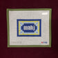 Key Corner Mahjong Insert-Needlepoint Canvas-Love MHB-Navy, Light Blue, Citron-The Pepper Pot Barrington, IL