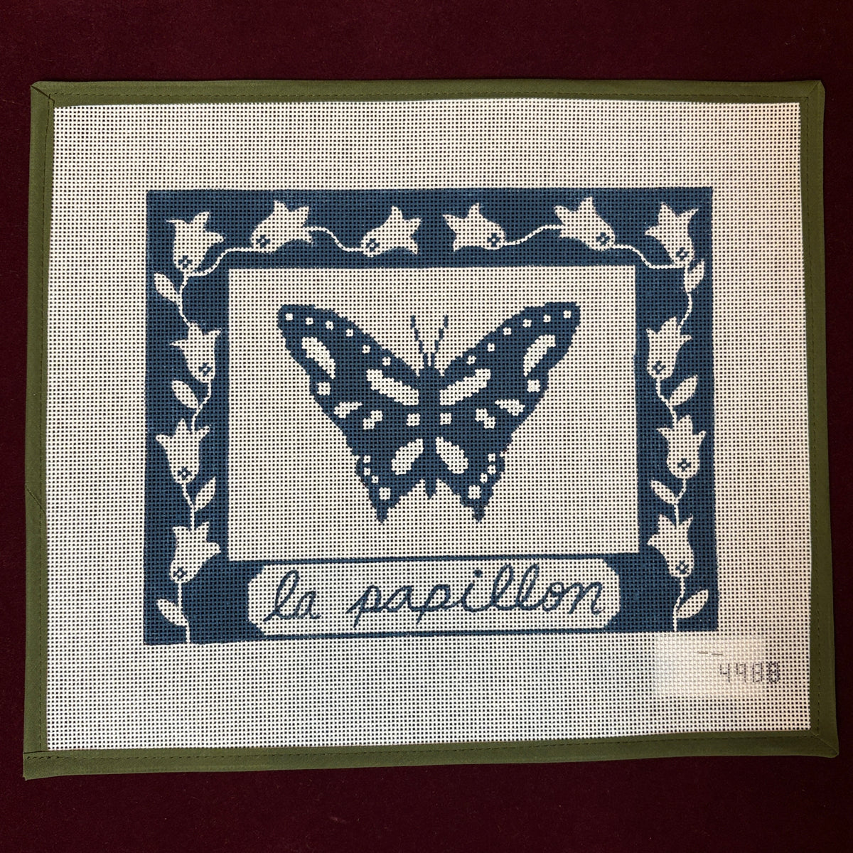 La Papillon (Butterfly)-Needlepoint Canvas-Alice Peterson Company-The Pepper Pot Barrington, IL