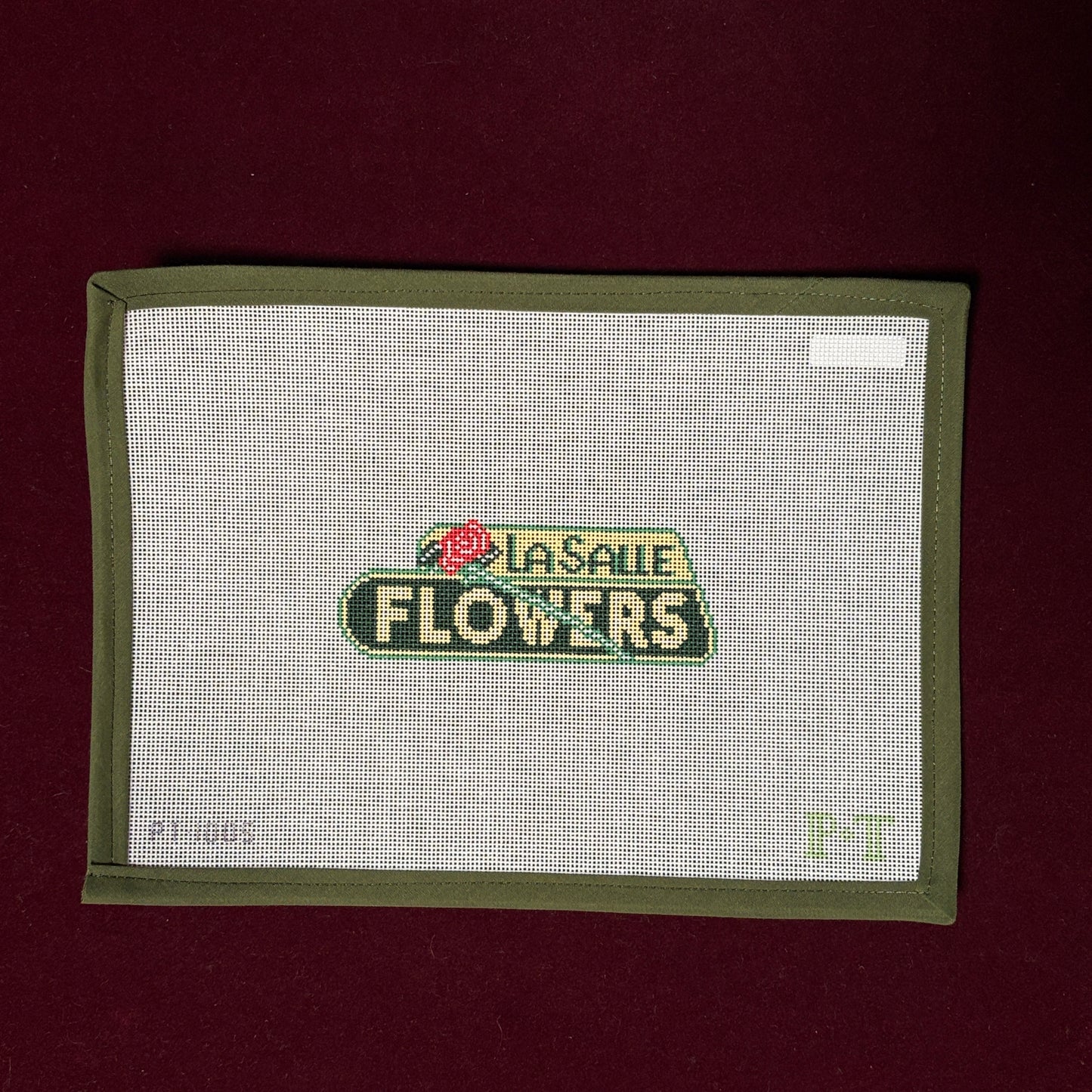 La Salle Flowers-Needlepoint Canvas-Pin & Tonic-The Pepper Pot Barrington, IL