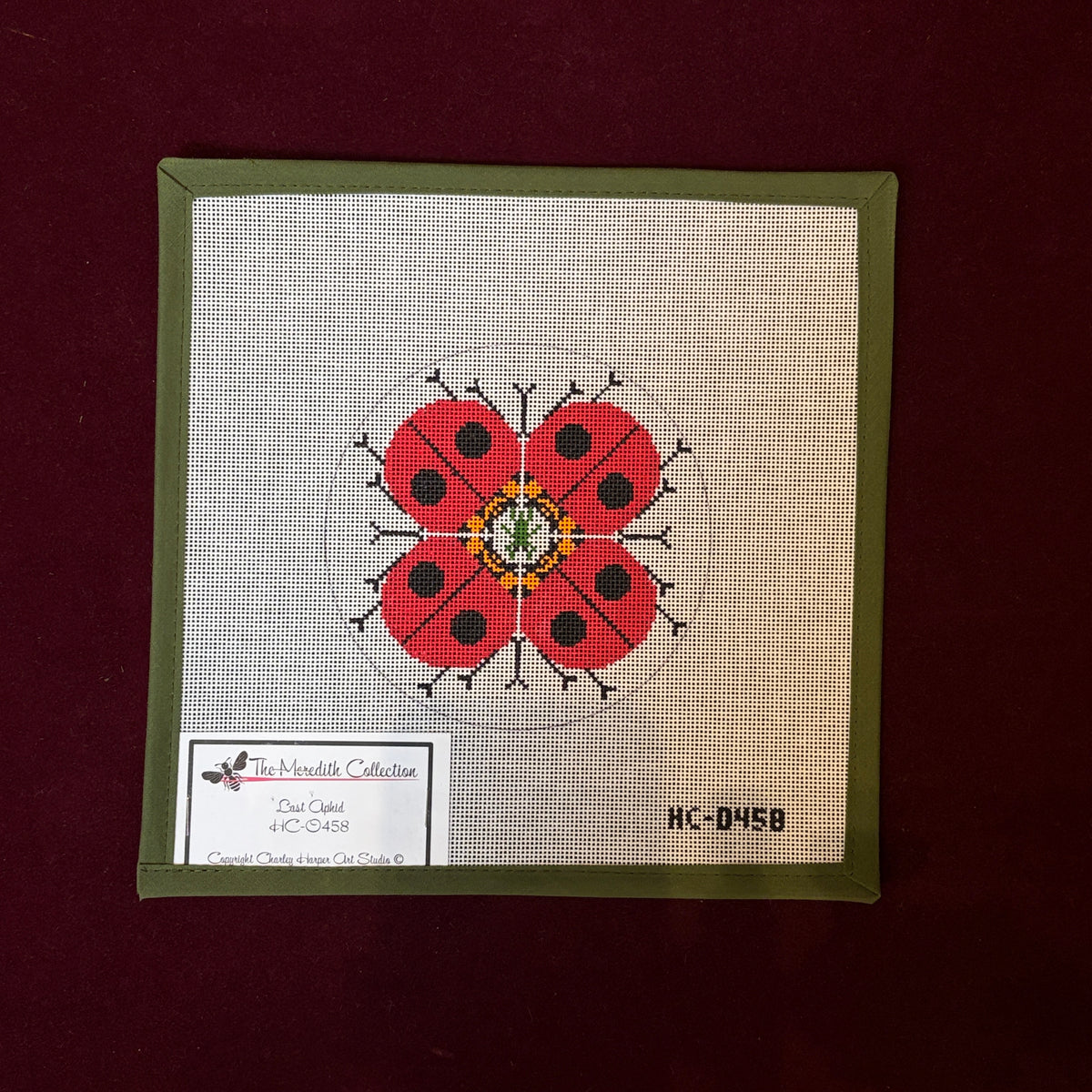 Last Aphid-Needlepoint Canvas-The Meredith Collection-The Pepper Pot Barrington, IL