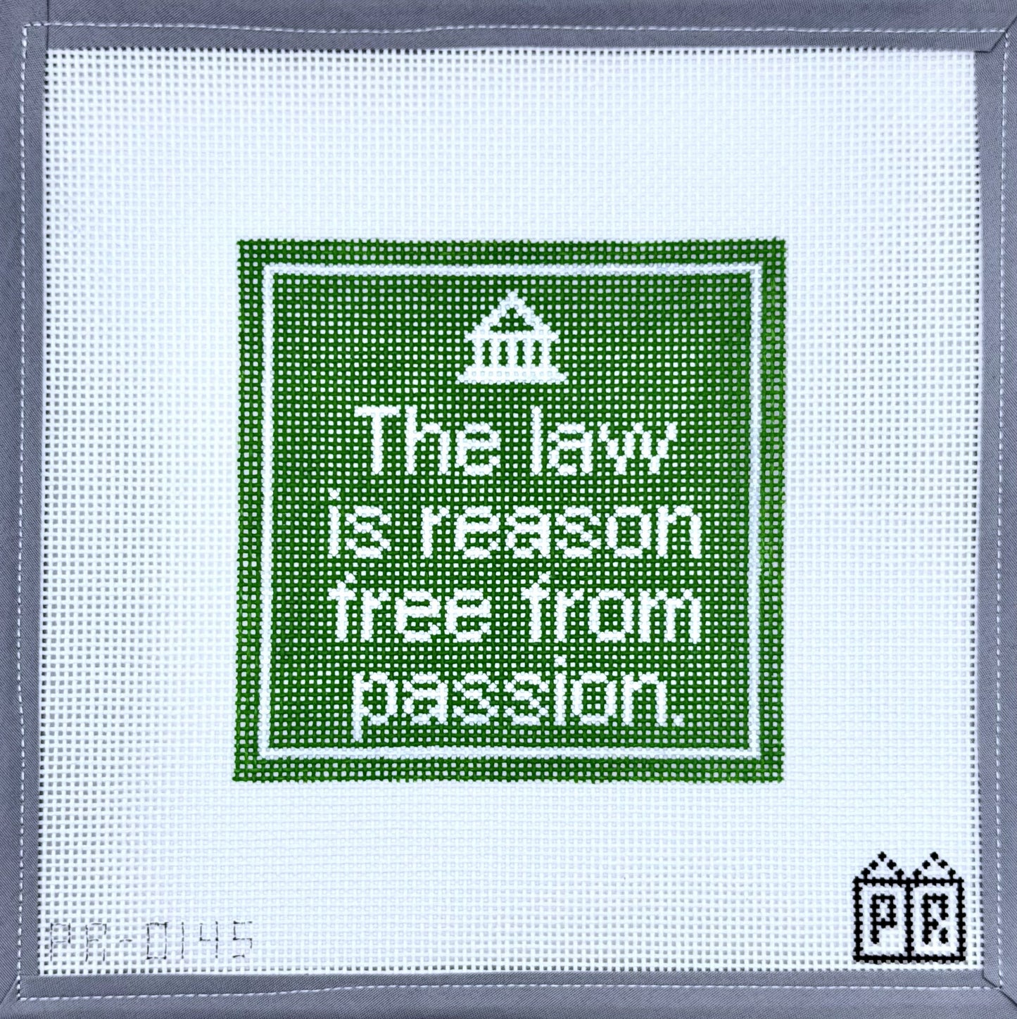 Law is Reason Free - Green June Trunk Show-Canvas-Postcard Row-The Pepper Pot