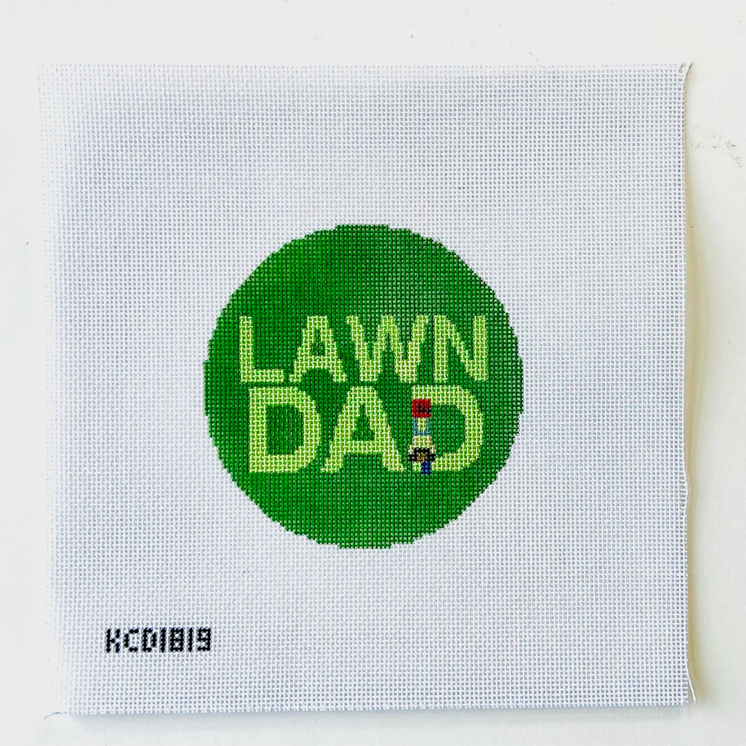 Lawn Dad August Trunk Show-Needlepoint Canvas-KCN Designers-The Pepper Pot Barrington, IL