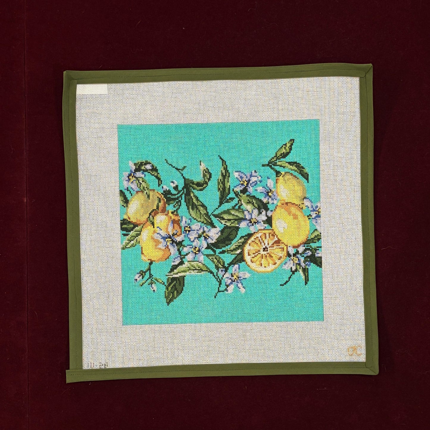 Lemon Square-Canvas-Kate Woodward-The Pepper Pot