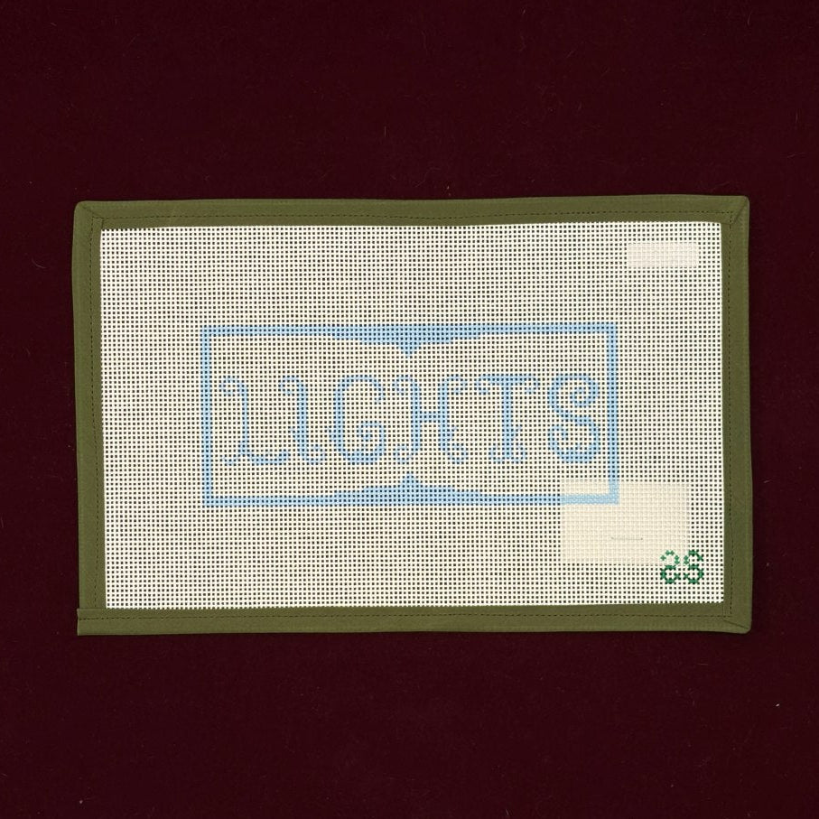 Lights Sign-Canvas-Spruce Street Studio-The Pepper Pot