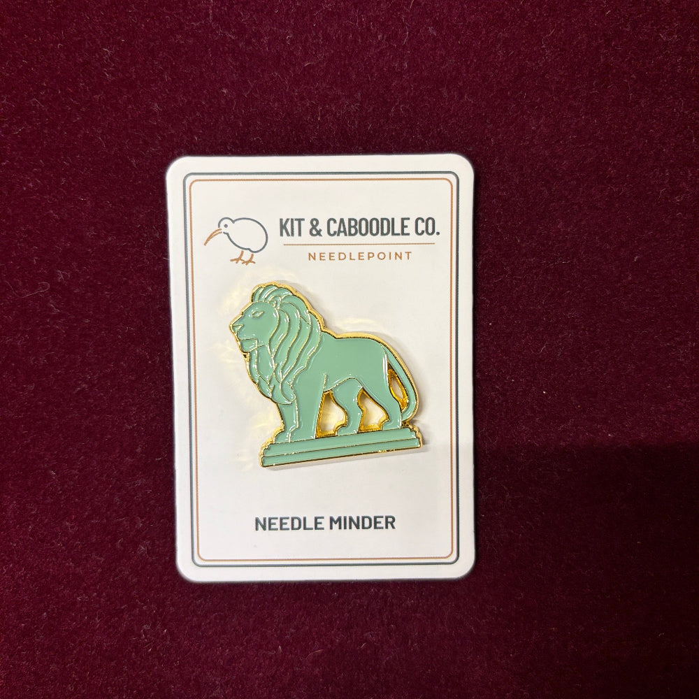Lion Needle Minder-Needle Minder-Kit & Caboodle-Magnetic Needle Minder-The Pepper Pot-Barrington IL