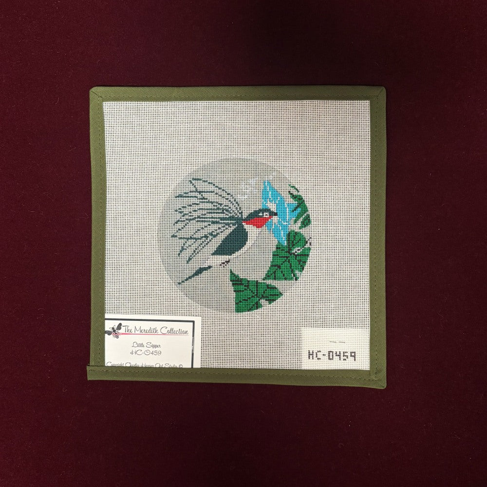 Little Sipper-Needlepoint Canvas-The Meredith Collection-The Pepper Pot Barrington, IL
