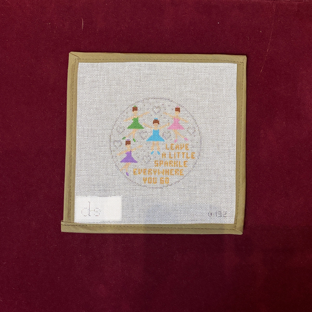 Little Sparkle Round-Needlepoint Canvas-Doolittle Stitchery-The Pepper Pot Barrington, IL