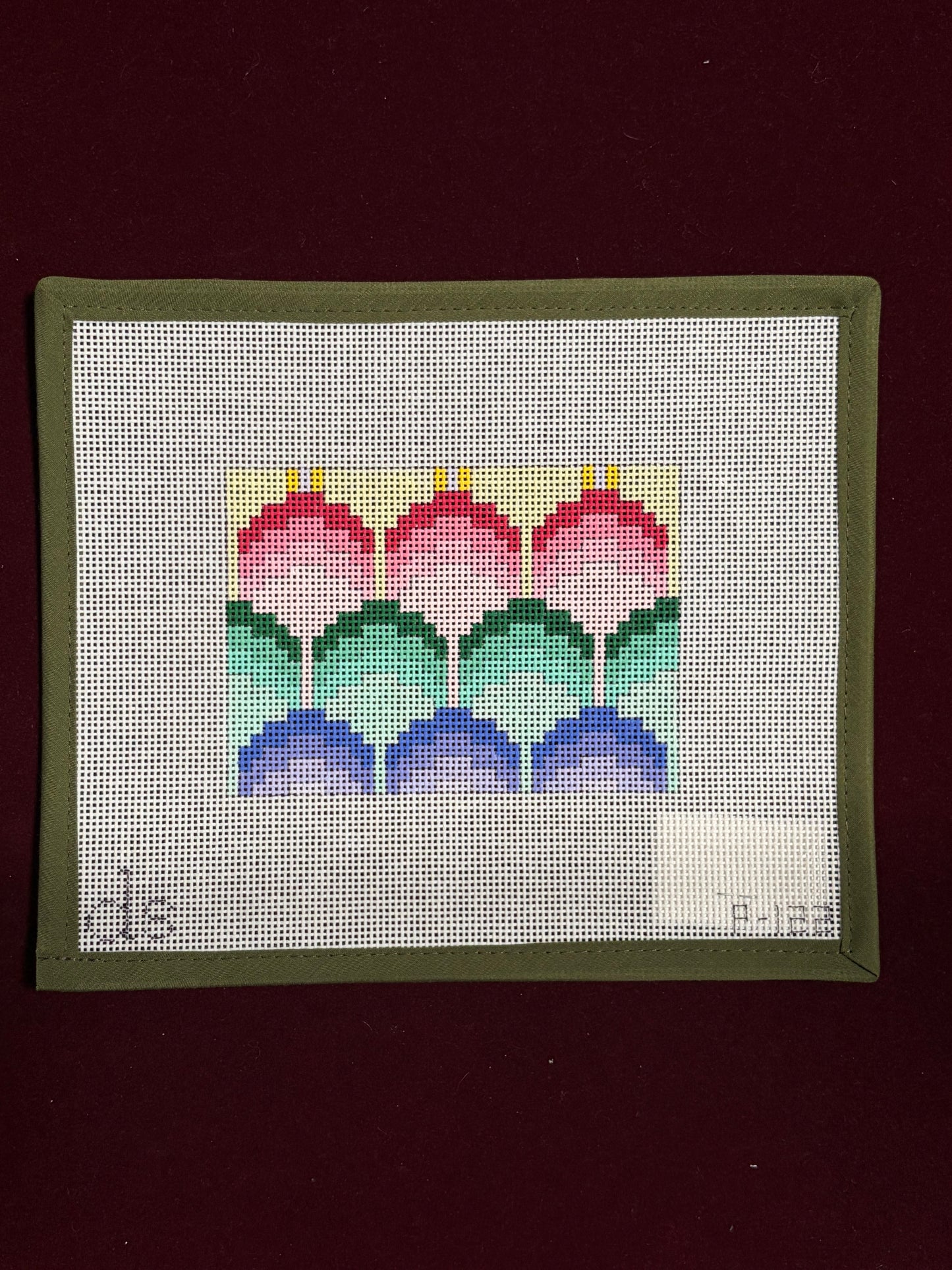 Lollipop Coin Purse-Canvas-Doolitte Stitchery-The Pepper Pot