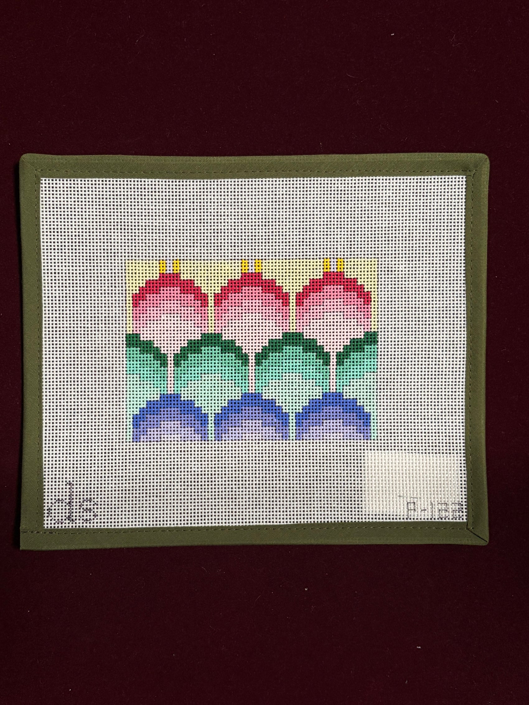 Lollipop Coin Purse-Canvas-Doolitte Stitchery-The Pepper Pot