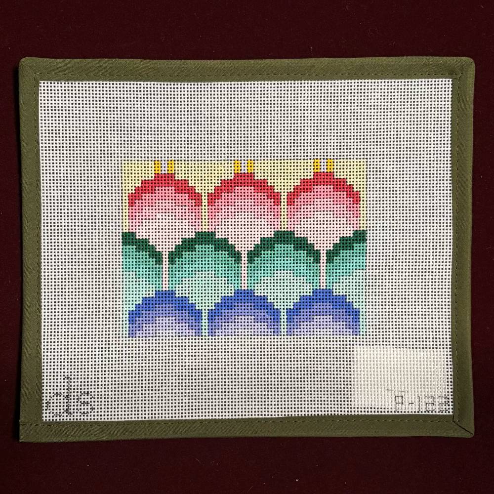 Lollipop Coin Purse-Needlepoint Canvas-Doolitte Stitchery-The Pepper Pot Barrington, IL