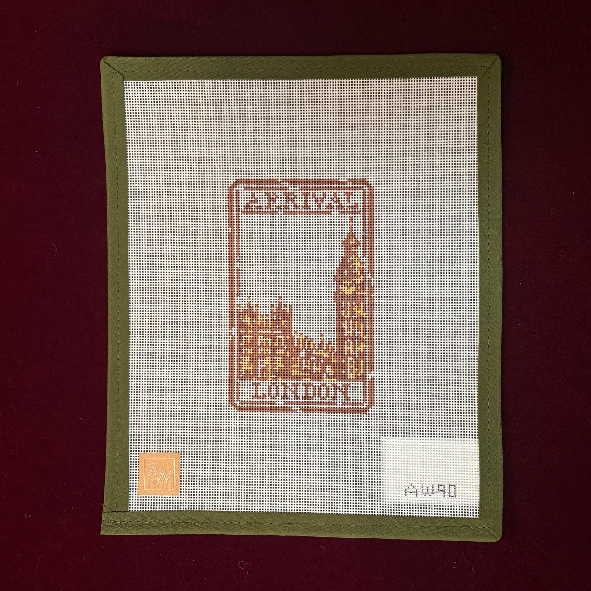 London Passport-Canvas-Audrey Wu-The Pepper Pot