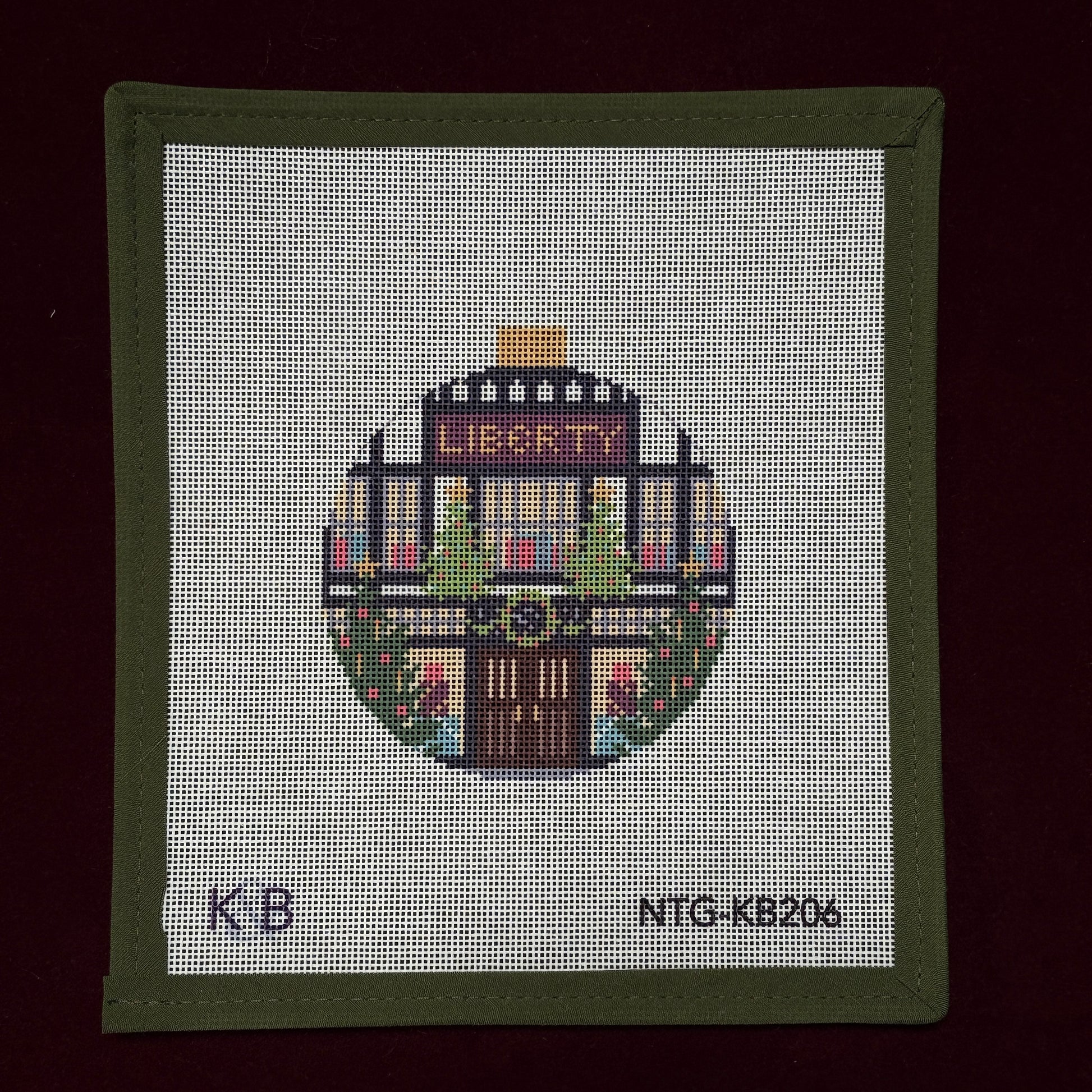London Store Fronts - Liberty-Needlepoint Canvas-Bradley Needlepoint-The Pepper Pot Barrington, IL