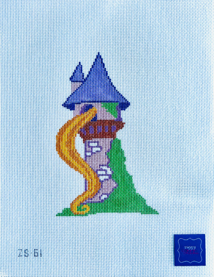 Long Hair Don't Care August Trunk Show-Needlepoint Canvas-KCN Designers-The Pepper Pot Barrington, IL