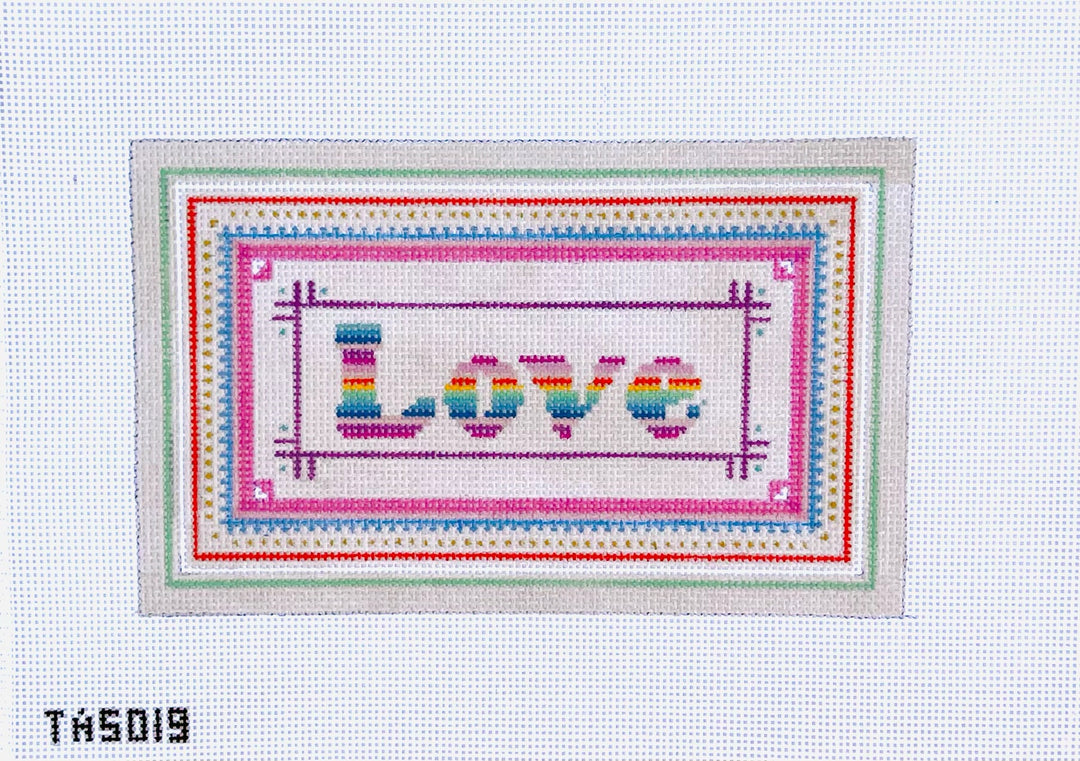 Love August Trunk Show-Needlepoint Canvas-KCN Designers-The Pepper Pot Barrington, IL