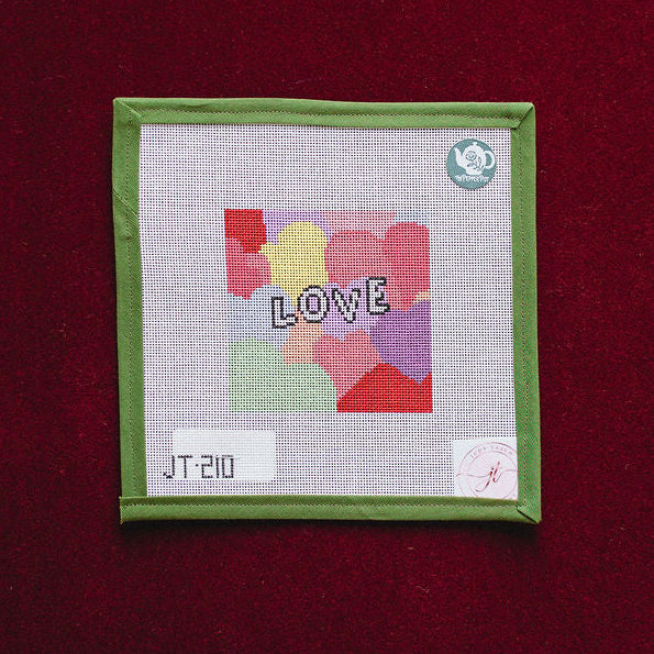Love Hearts-Canvas-Judy Tasch Needlepoint-The Pepper Pot