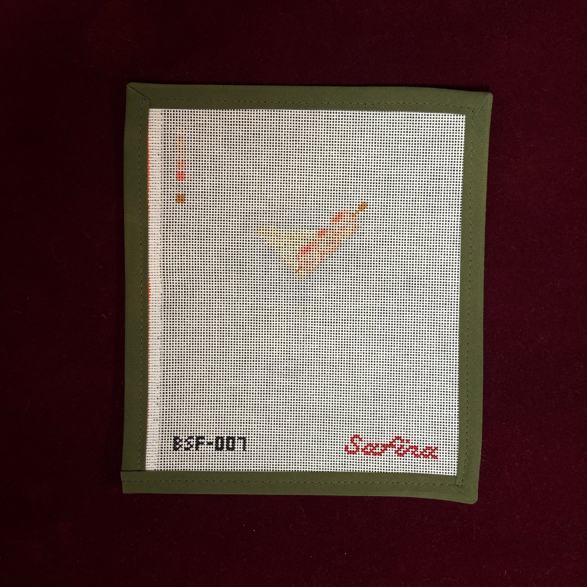 Lychee Martini-Needlepoint Canvas-Safira Stitches-The Pepper Pot Barrington, IL