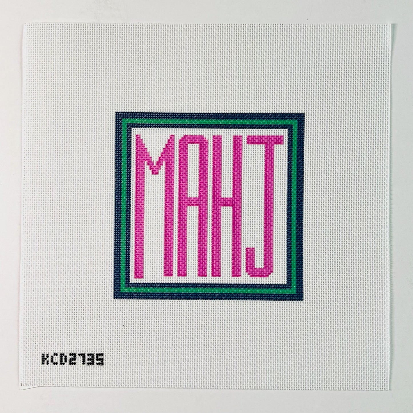 Mahj August Trunk Show-Needlepoint Canvas-KCN Designers-The Pepper Pot Barrington, IL