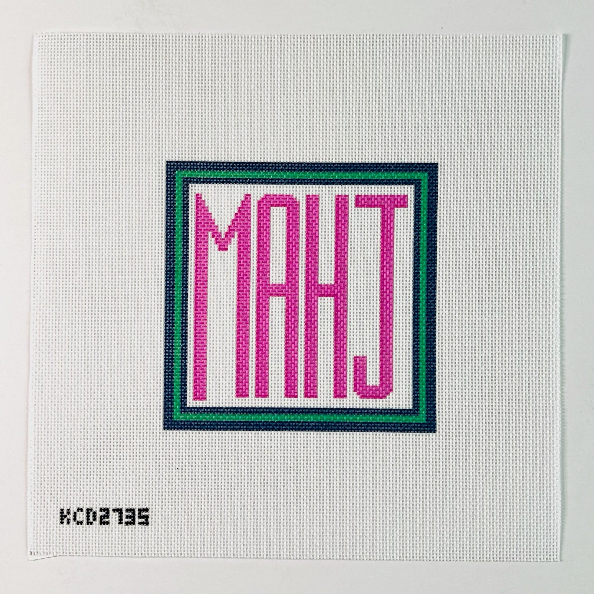 Mahj August Trunk Show-Needlepoint Canvas-KCN Designers-The Pepper Pot Barrington, IL