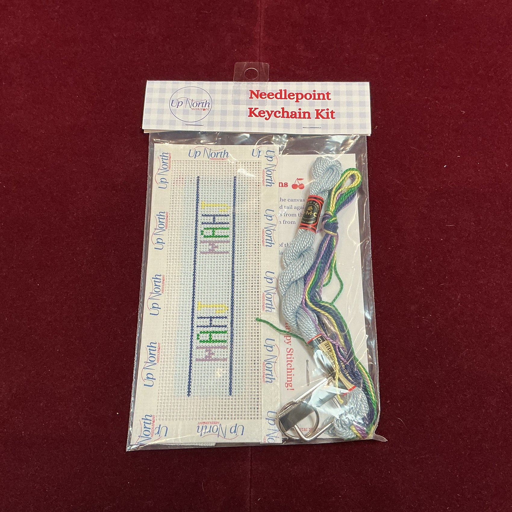 Mahj Keychain Kit-Needlepoint Canvas-Up North Needlepoint-The Pepper Pot Barrington, IL