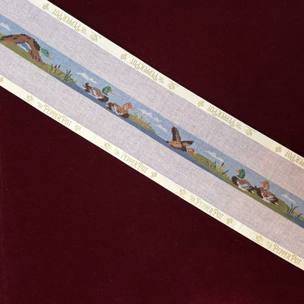 Mallard Duck Belt-Needlepoint Canvas-Needlepaint-The Pepper Pot Barrington, IL