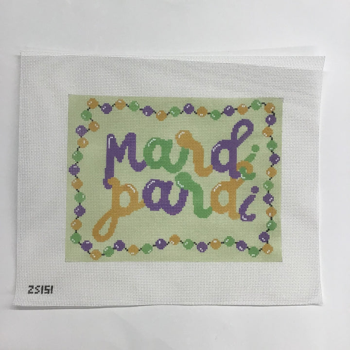 Mardi Pardi August Trunk Show-Needlepoint Canvas-KCN Designers-The Pepper Pot Barrington, IL