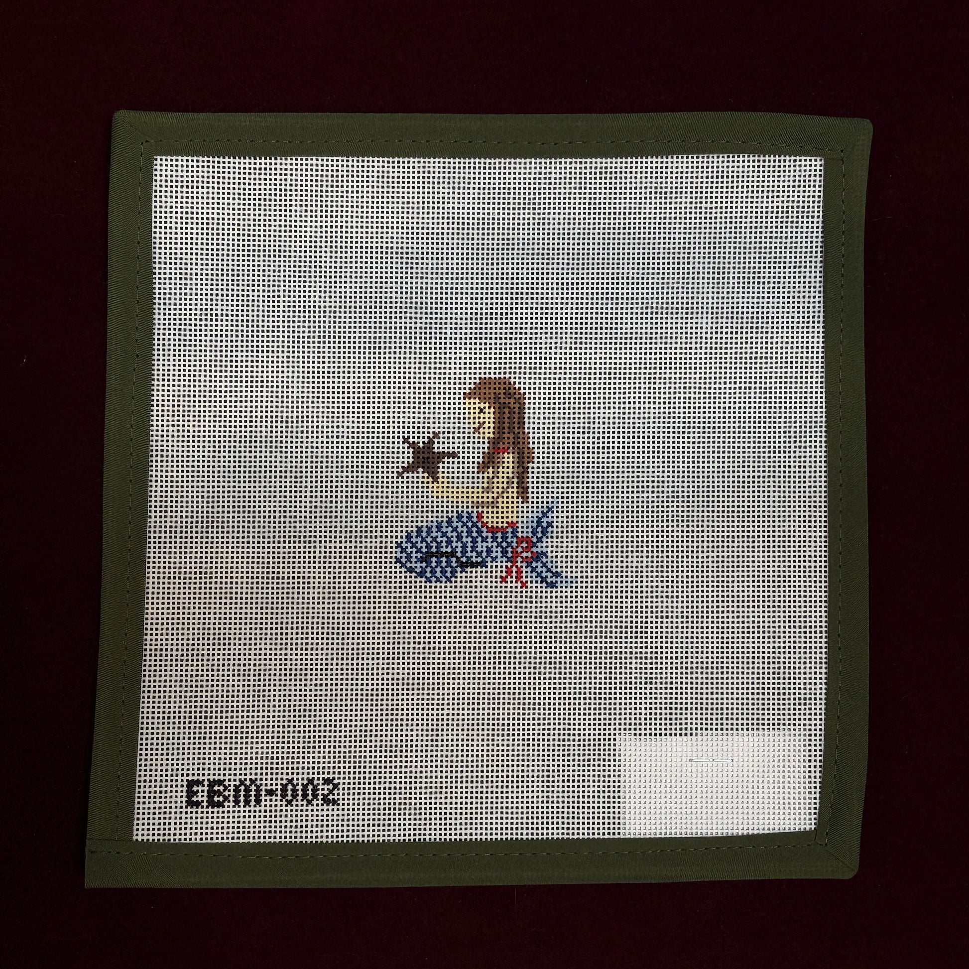 Mermaid with Starfish-Needlepoint Canvas-Corn & Cod Designs-The Pepper Pot Barrington, IL