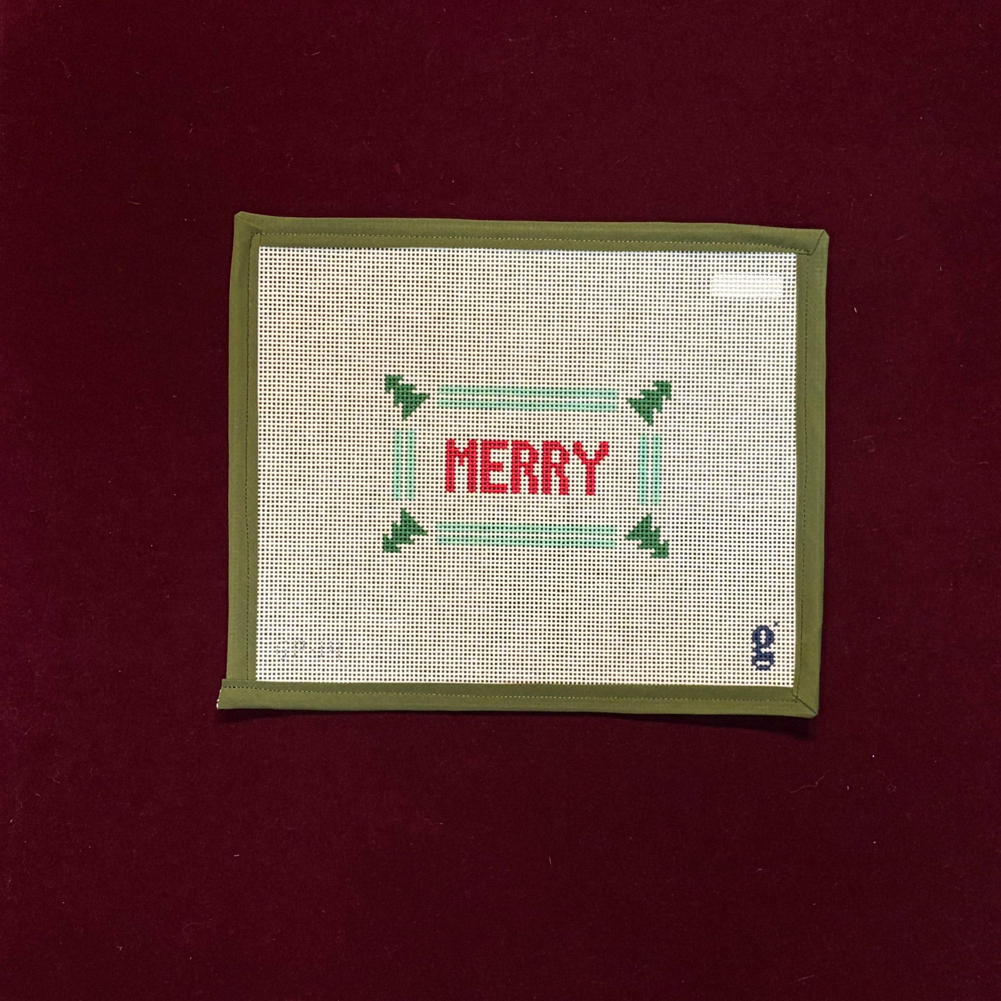 Merry-Canvas-Goodpoint Needlepoint-The Pepper Pot
