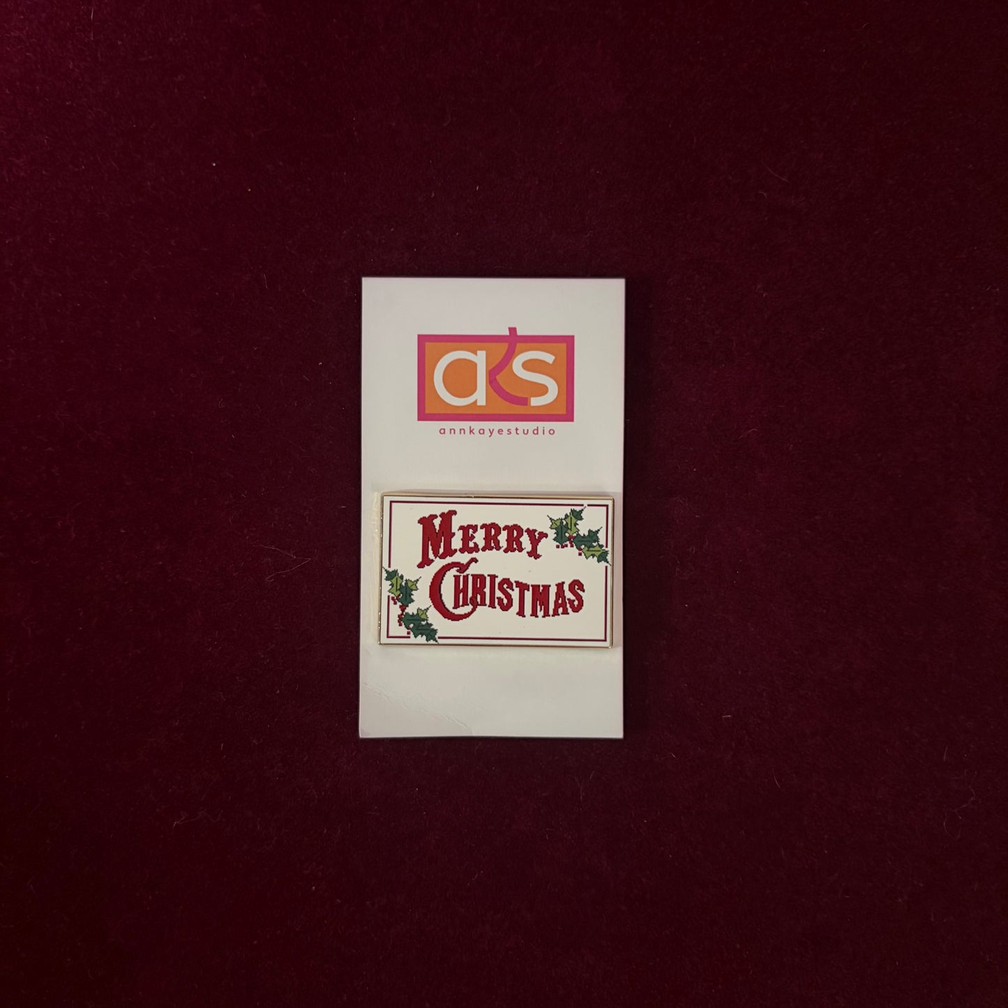 Merry Christmas Needle Minder-Needle Minder-Ann Kaye Studio-The Pepper Pot