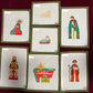 Mid Century Nativity Mary and Stitch Guide-Canvas-The Gingham Stitchery-The Pepper Pot