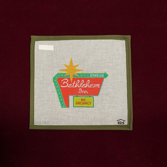 Mid Century Nativity Shepherd and Stitch Guide-Canvas-The Gingham Stitchery-The Pepper Pot
