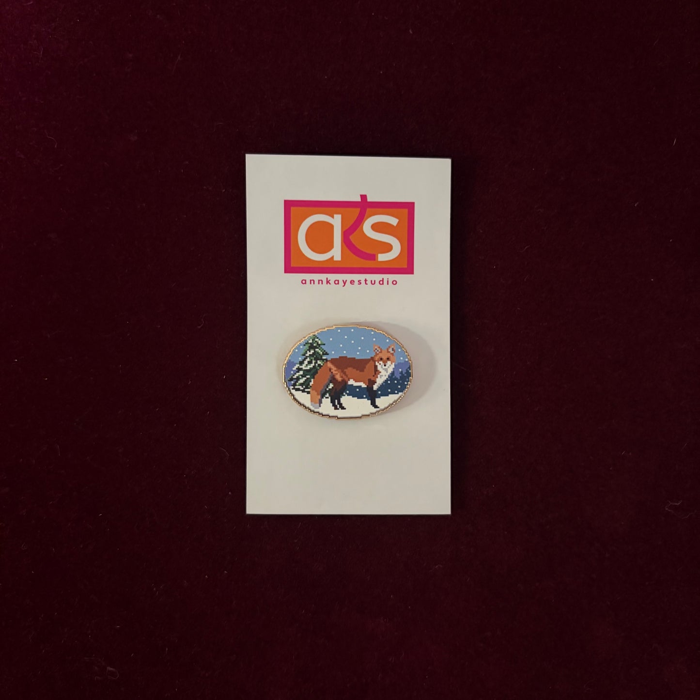 Middleburg Fox Needle Minder-Needle Minder-Ann Kaye Studio-The Pepper Pot