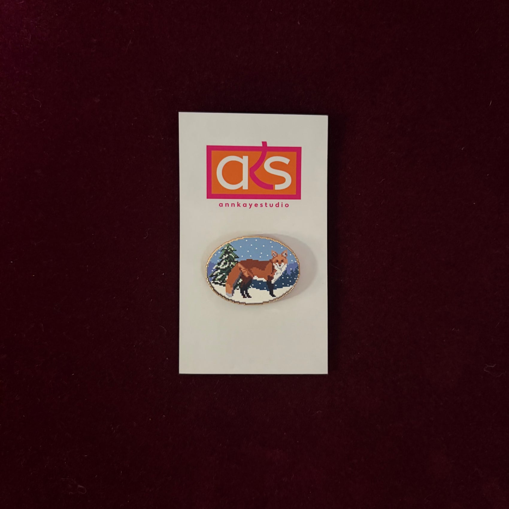 Middleburg Fox Needle Minder-Needle Minder-Ann Kaye Studio-The Pepper Pot