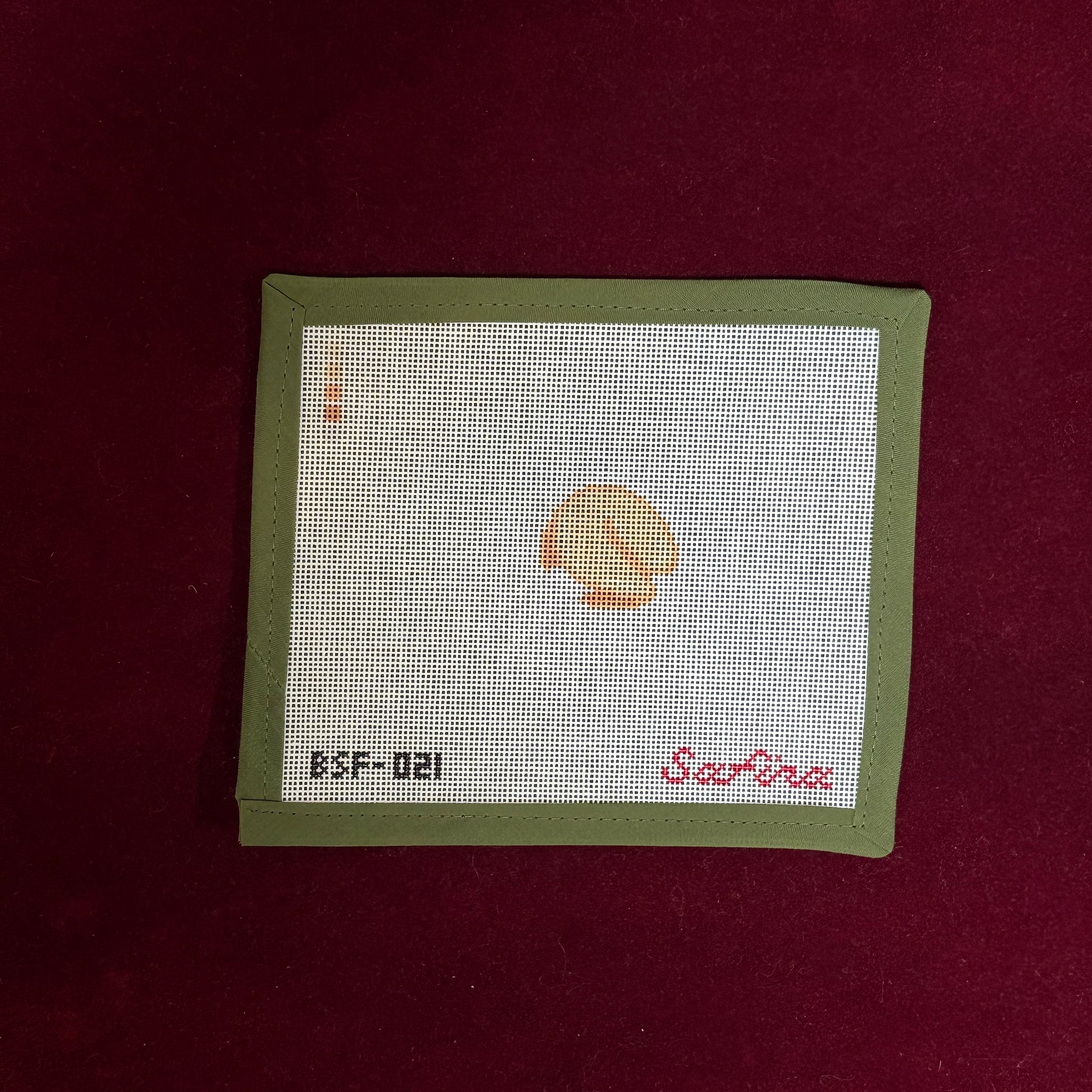 Mini Fortune Cookie-Needlepoint Canvas-Safira Stitches-The Pepper Pot Barrington, IL