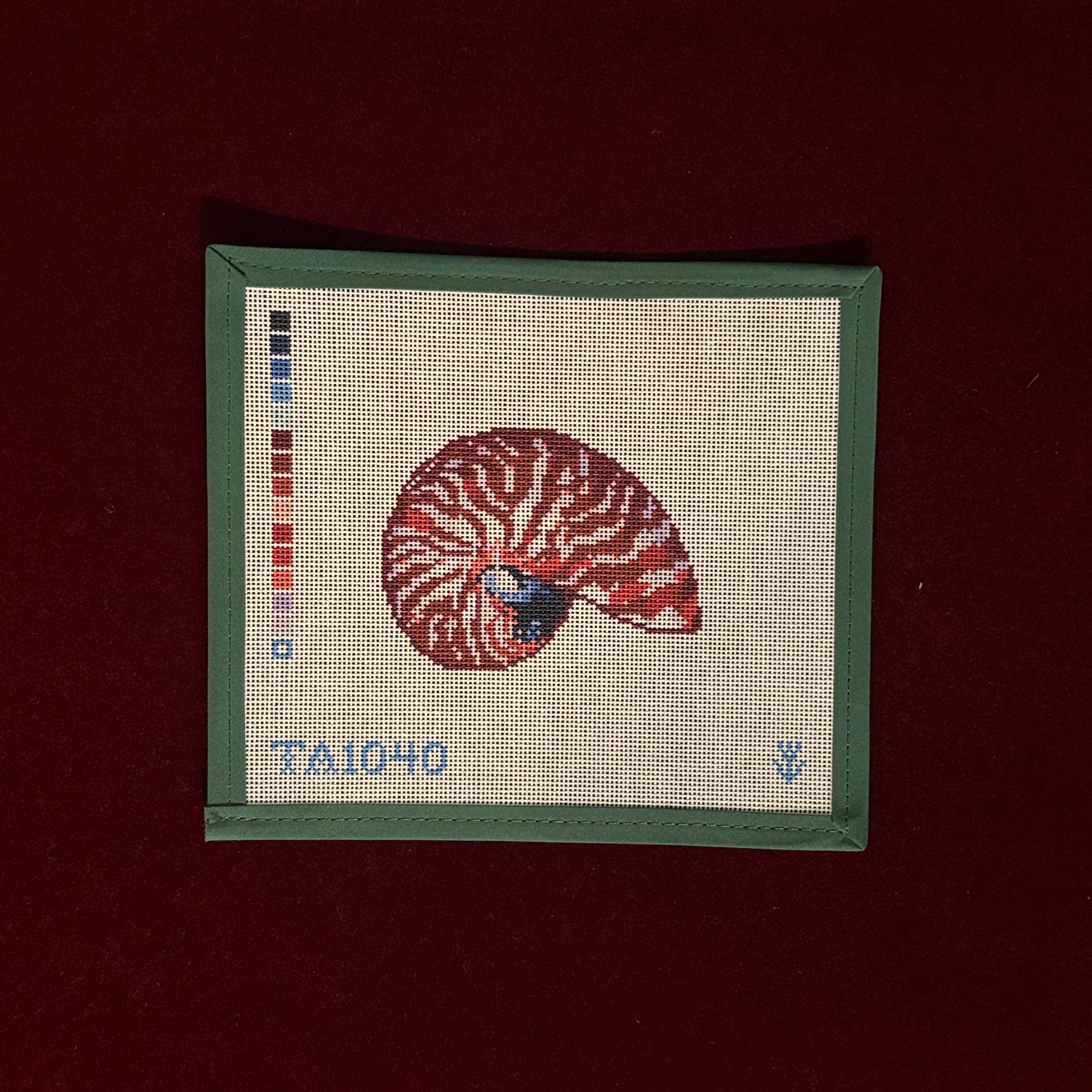Mini Nautilus Terra Cotta-Canvas-KCN Designers-The Pepper Pot