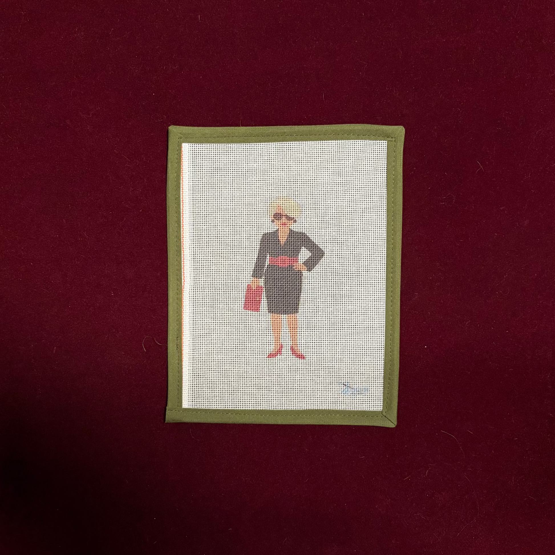 Miranda Priestly-Canvas-Moore Stitching-The Pepper Pot