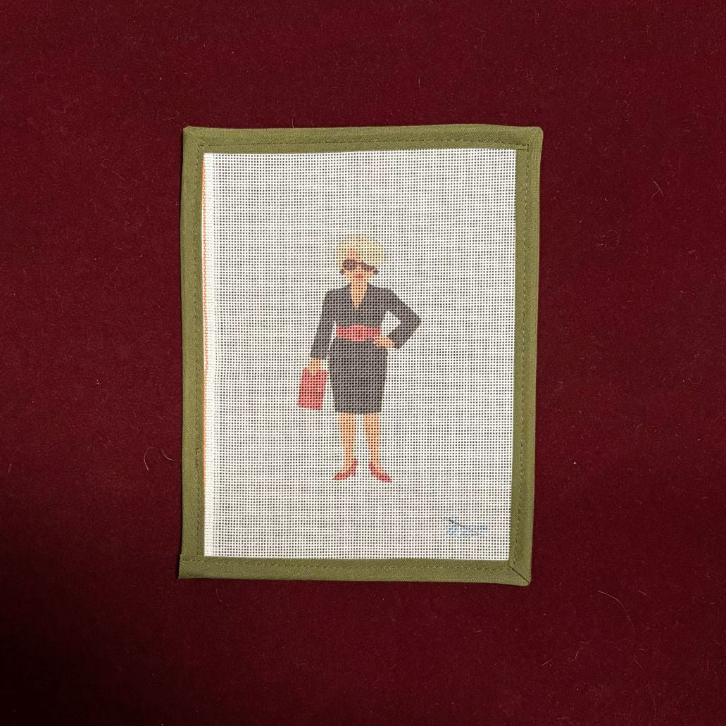 Miranda Priestly-Needlepoint Canvas-Moore Stitching-The Pepper Pot Barrington, IL