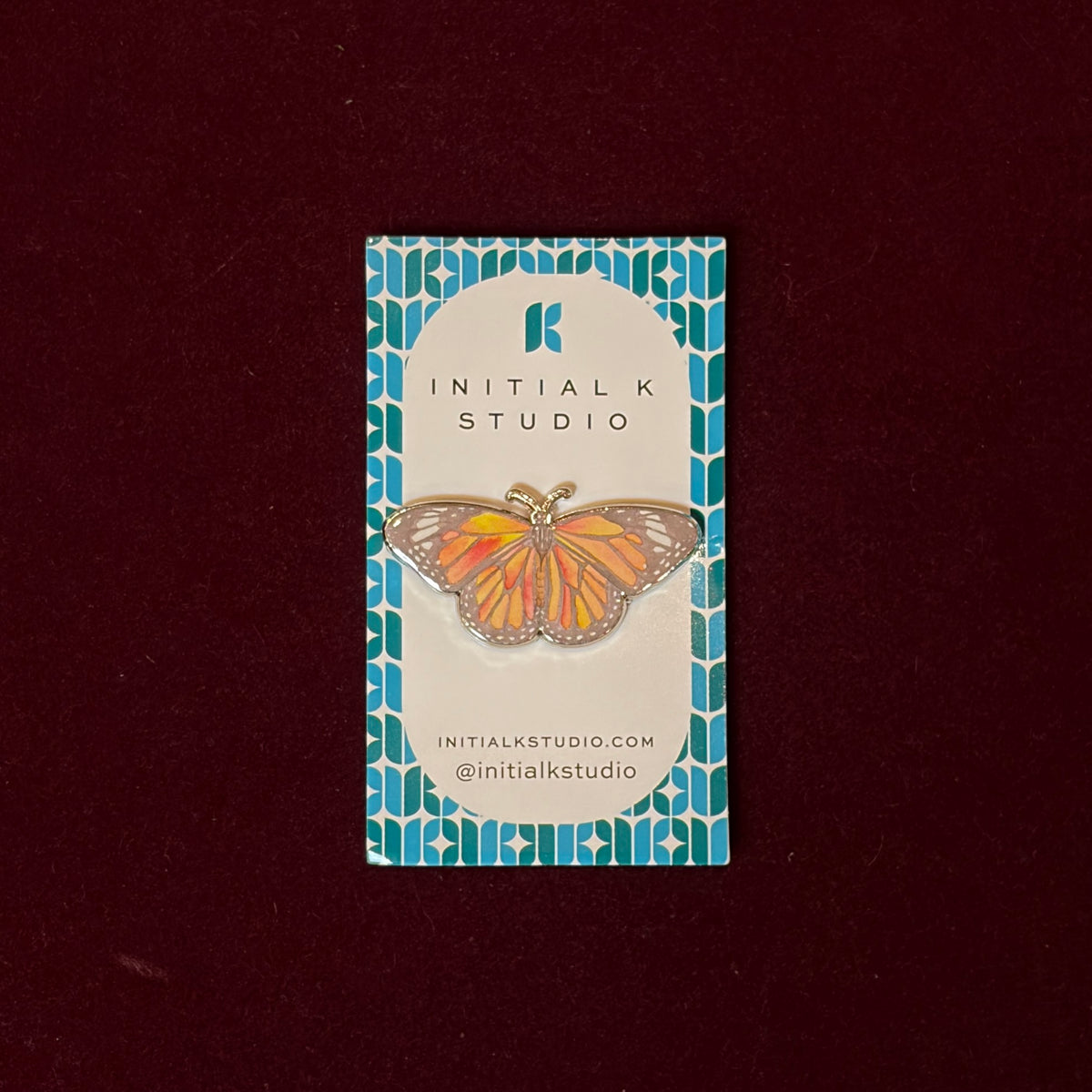 Monarch Butterfly Needle Minder-Needle Minder-Initial K Studio-The Pepper Pot
