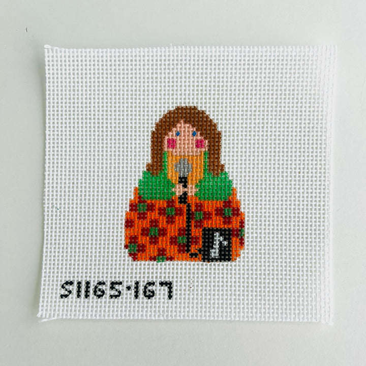 Moo Moo Angel August Trunk Show-Needlepoint Canvas-KCN Designers-The Pepper Pot Barrington, IL