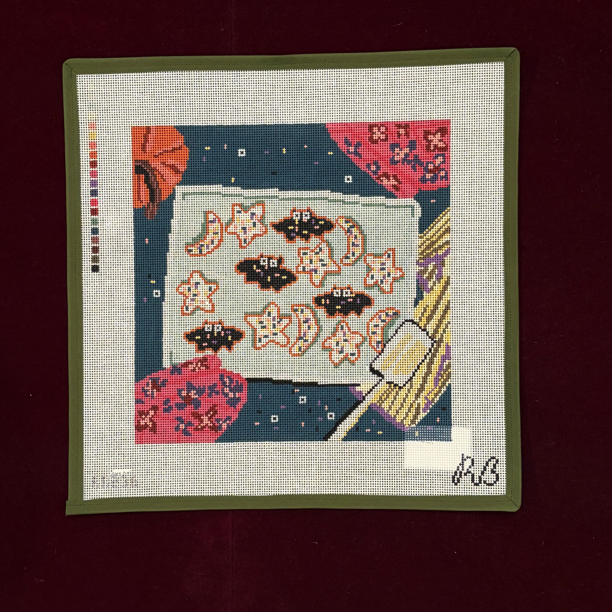 Moons Stars and Bats-Canvas-Rachel Barri-The Pepper Pot