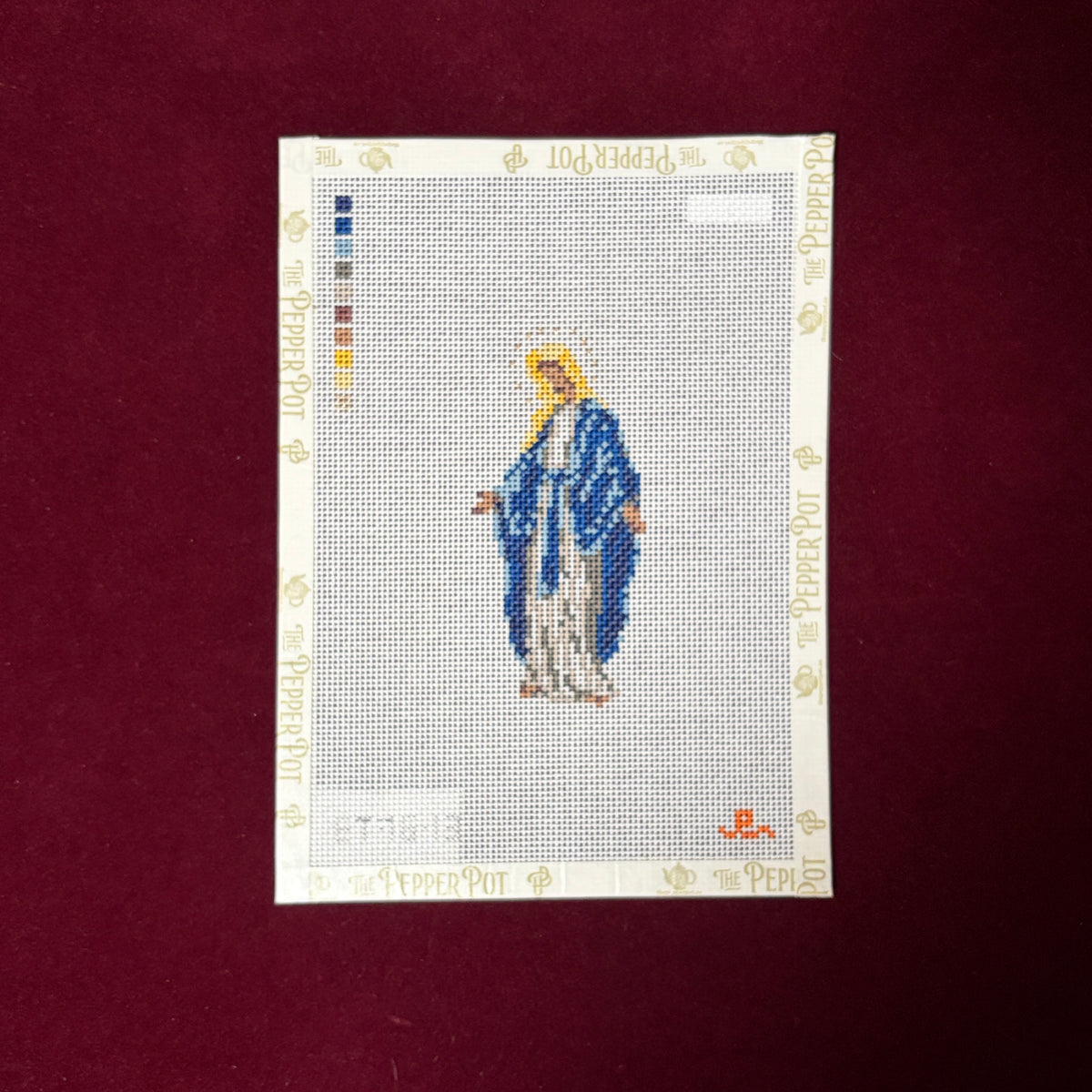 Mother Mary, 18 mesh-Needlepoint Canvas-Goodpoint Needlepoint-The Pepper Pot Barrington, IL