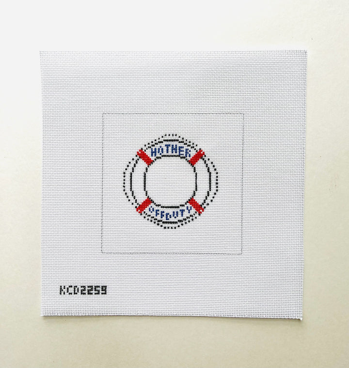 Mother Off Duty August Trunk Show-Needlepoint Canvas-KCN Designers-The Pepper Pot Barrington, IL