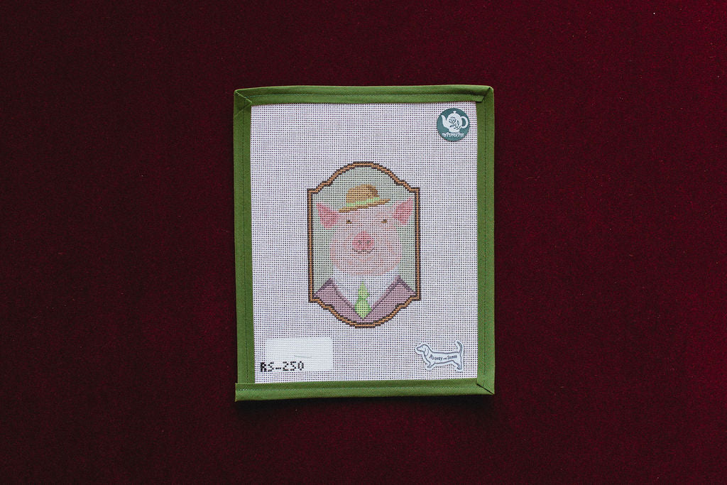 Mr. Pig-Canvas-Rooney and Stitch-The Pepper Pot