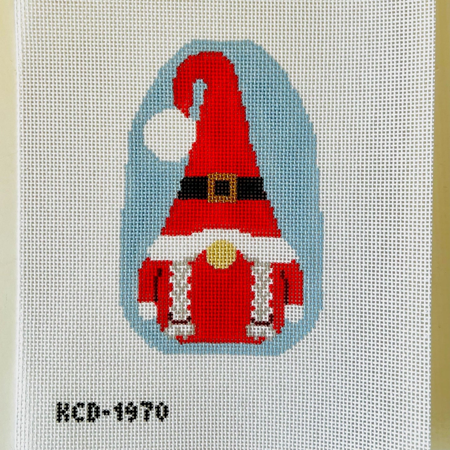 Mrs. Gnome August Trunk Show-Needlepoint Canvas-KCN Designers-The Pepper Pot Barrington, IL