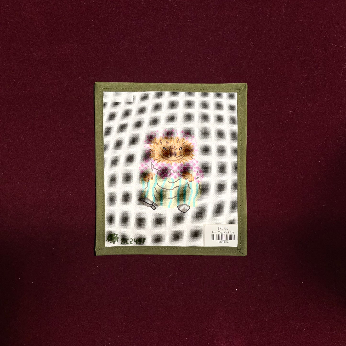 Mrs. Tiggy Winkle-Canvas-Elm Tree Needlepoint-The Pepper Pot