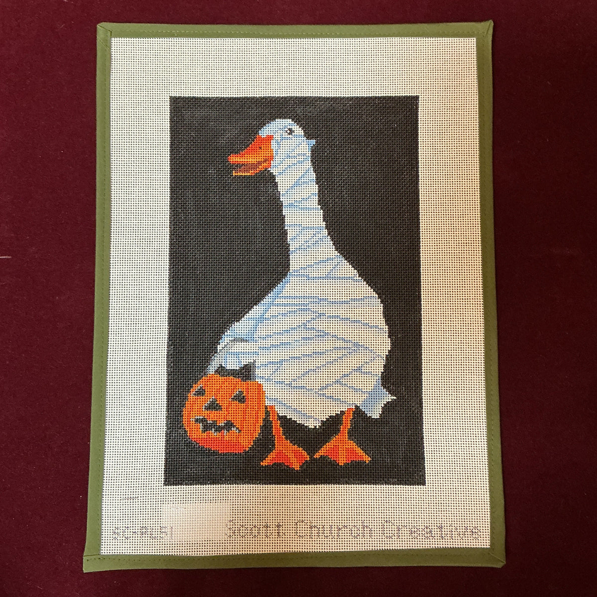 Mum My Goose-Needlepoint Canvas-Scott Church Creative-The Pepper Pot Barrington, IL