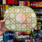 Needlepoint Bermuda Bag Cover - Caning and Handles-Needlepoint Canvas-Ann Kaye Studio-The Pepper Pot Barrington, IL