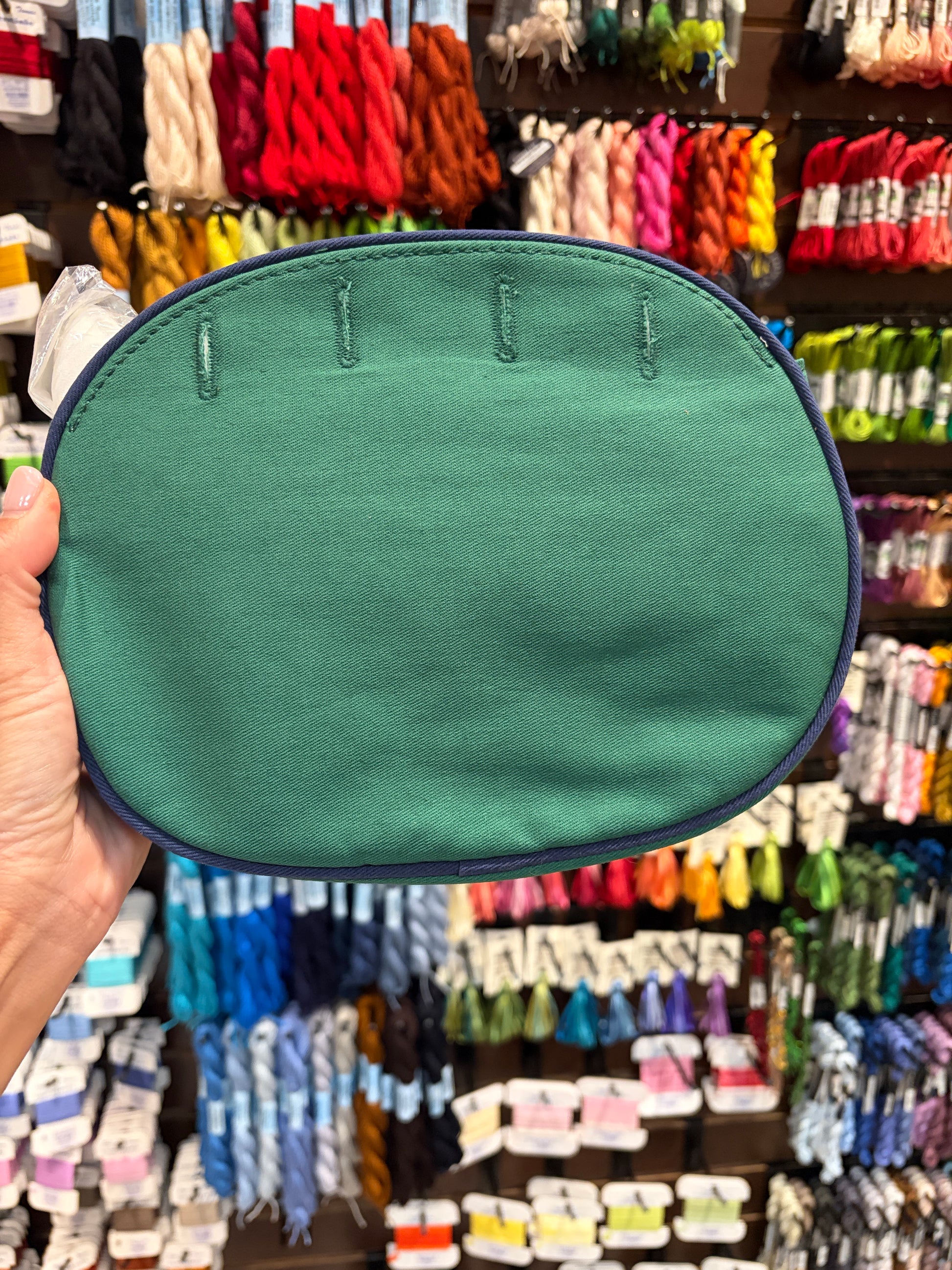 Needlepoint Bermuda Bag Cover - Dibba and Handles-Needlepoint Canvas-Ann Kaye Studio-The Pepper Pot Barrington, IL