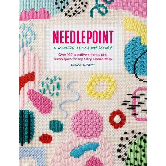 Needlepoint: Modern Stitch Directory - Emma Homnet (Paperback)-Book-Sommer Street Associates-The Pepper Pot