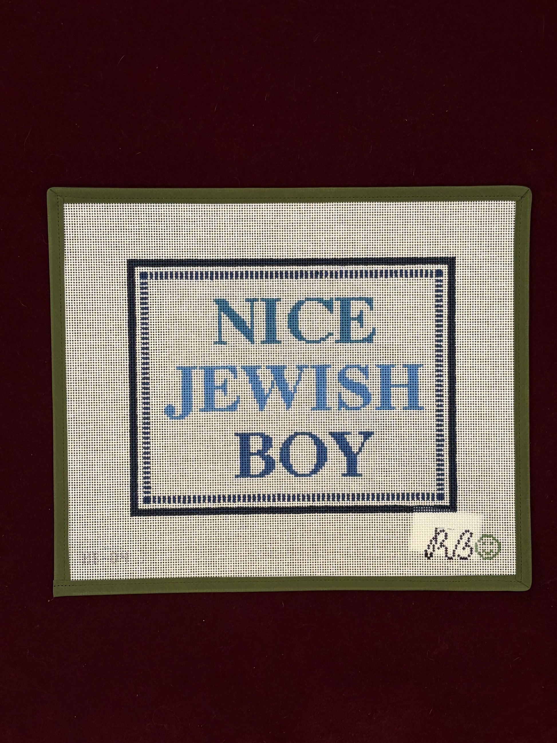 Nice Jewish Boy-Canvas-Rachel Barri-The Pepper Pot